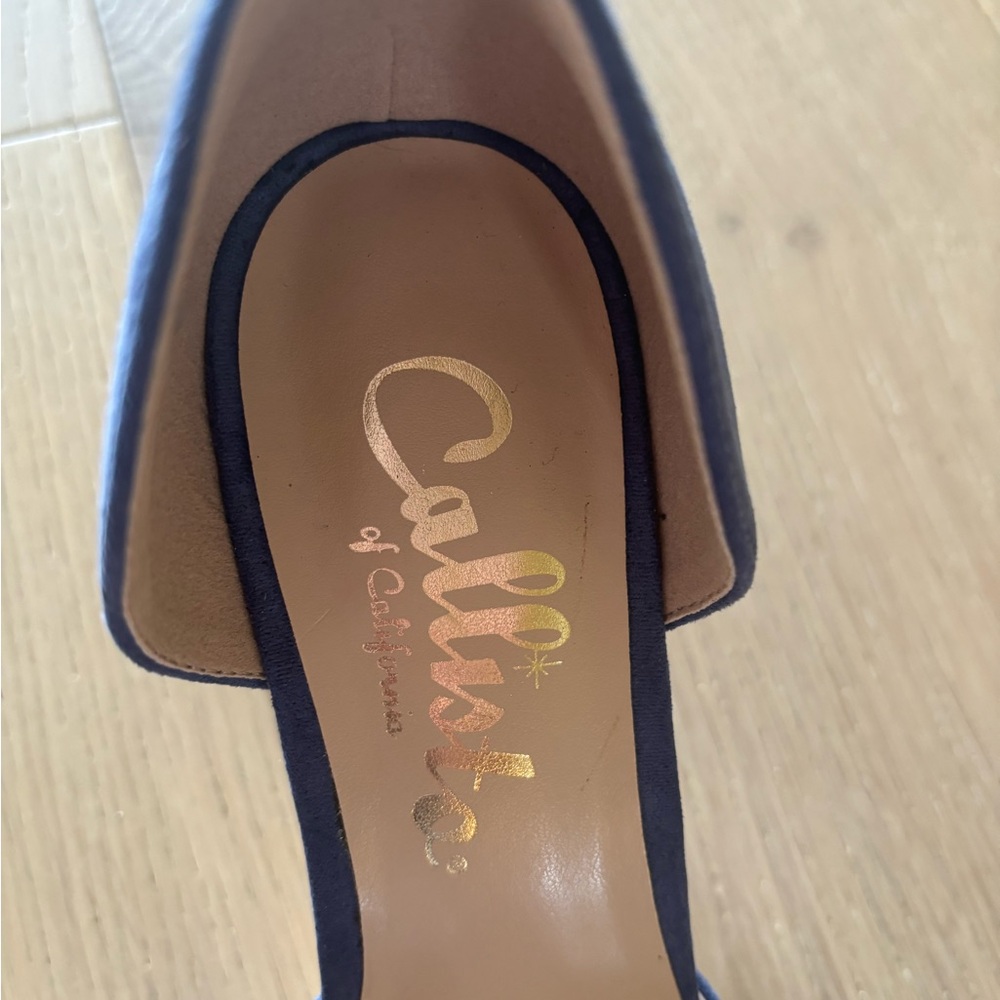 NEW (no tags) CALLISTO D’Orsay suede heels - 9.5 B - Picture 6 of 7